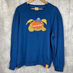Nickelodeon Nick Box Exclusive Nicktoons Bumper Monster Blue Sweatshirt XL